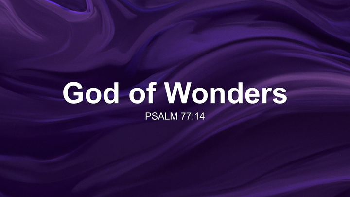 God of Wonders