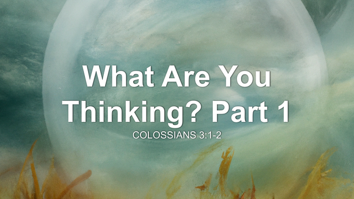 What Are You Thinking? Part 1