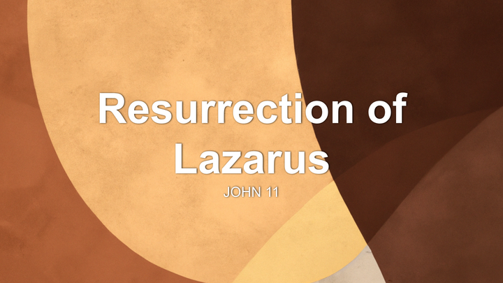 Resurrection Of Lazarus thumbnail