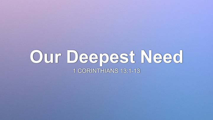 Our Deepest Need thumbnail