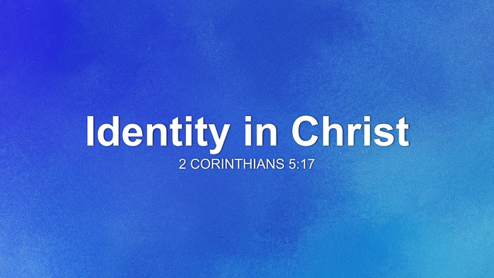 Identity In Christ thumbnail